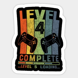 Level 4 Complete 4 Years Sticker